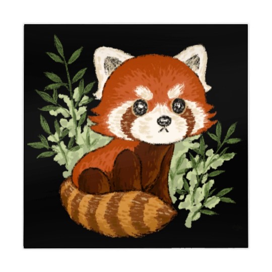 Red Panda In Nature Mahjong Mats