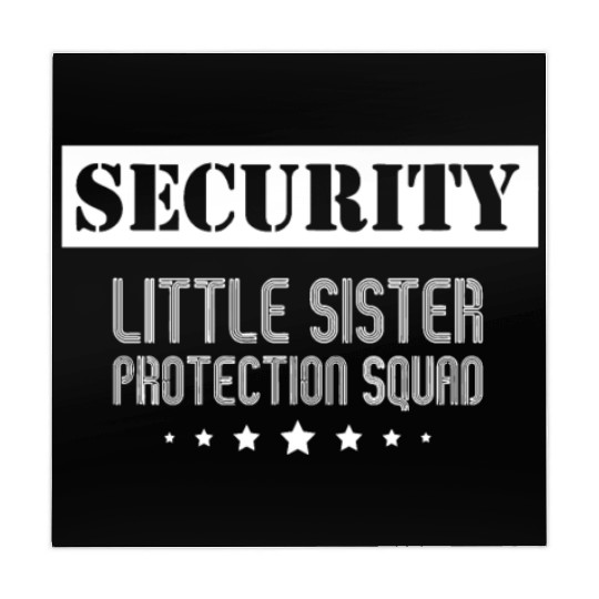 Security Little Sister Protection Squad Big Brothe Mahjong Mats