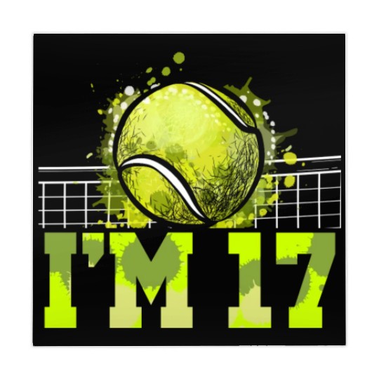 I'm 17 Racket Sports Tennis Player Teen 17th Mahjong Mats