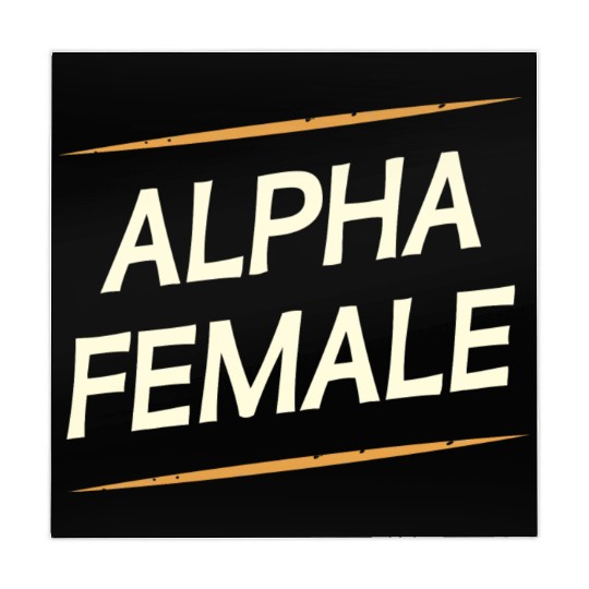 Female Alpha Quote Feminism Strong Independent Mahjong Mats