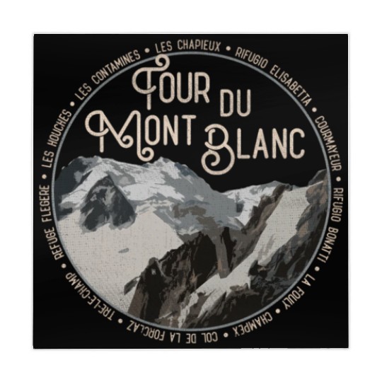 Tour Du Mont Blanc Gear European Hiking Trail Hike Mahjong Mats