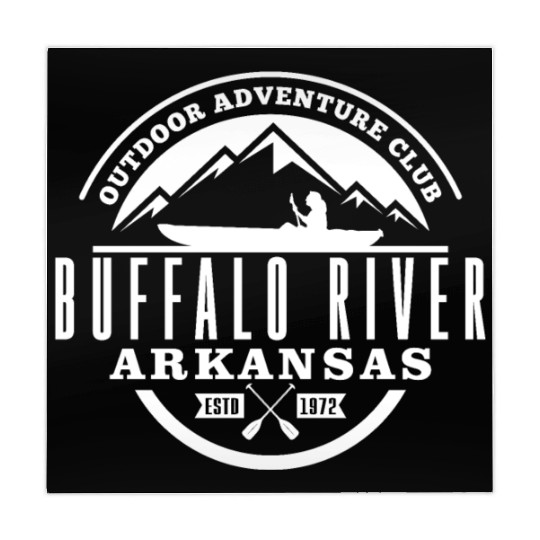 Canoe Buffalo River Mahjong Mats