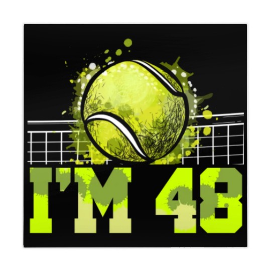 I'm 48 Racket Sports Tennis Player Adult 48th Mahjong Mats