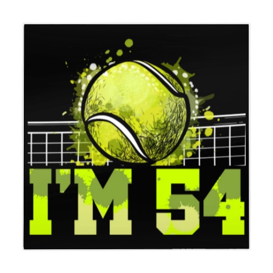I'm 54 Racket Sports Tennis Player Adult 54th Mahjong Mats