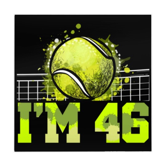 I'm 46 Racket Sports Tennis Player Adult 46th Mahjong Mats