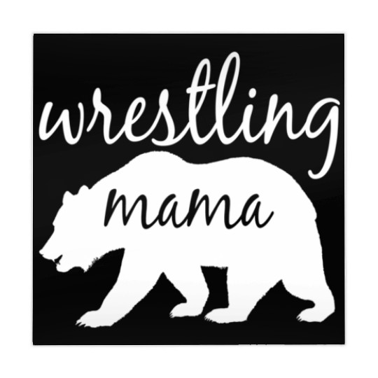 Wrestling Mama Bear Wrestling Mom Mahjong Mats
