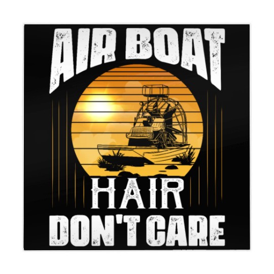Air Boat Hair Don't Care Propeller Swamp Airboat H Mahjong Mats