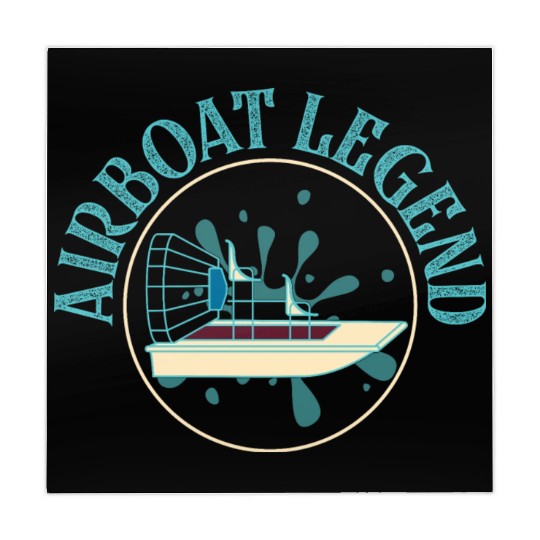 Airboat Legend Hydroplane Air Boat Propeller Swamp Mahjong Mats