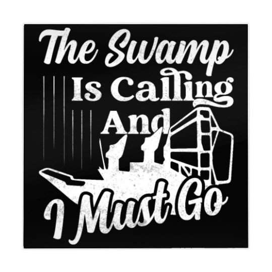 The Swamp Is Calling And I Must Go Airboat Airboat Mahjong Mats