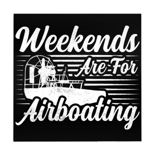 Weekends Are For Airboating Airboat Swamp Mahjong Mats