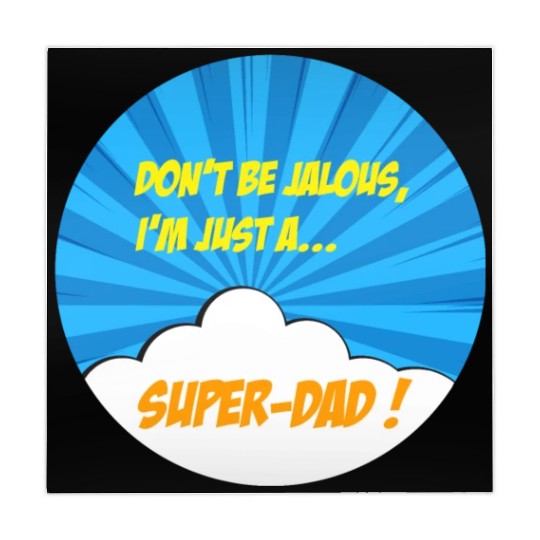 Super-dad super-hero Best dad Father's day Comics Mahjong Mats