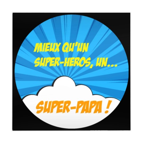 Super-dad super-hero Best dad Father's day Comics Mahjong Mats