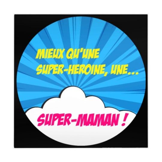 Super-mom super-hero. Best mom Mother's day Comics Mahjong Mats