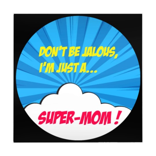 Super-mom super-hero. Best mom Mother's day Comics Mahjong Mats