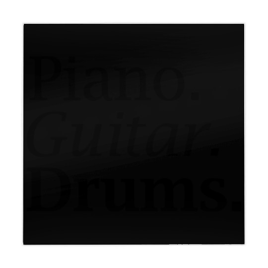 Piano. Guitar. Drums. Mahjong Mats