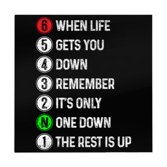 Motorcycle Shift Saying Motocross Motorbike Biker Mahjong Mats