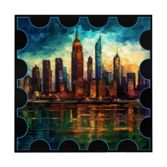 New York skyline Reverie A Symphony of Dreams Mahjong Mats