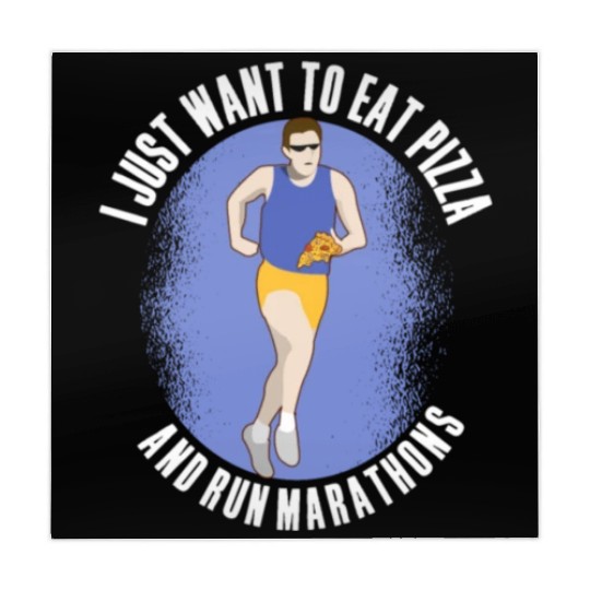 I Want To Eat Pizza And Run Marathons Pizza Lover Mahjong Mats