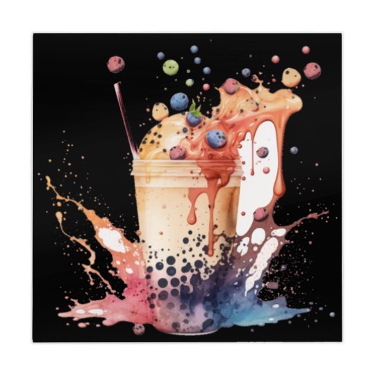 Boba Bubble Tea 6 Mahjong Mats