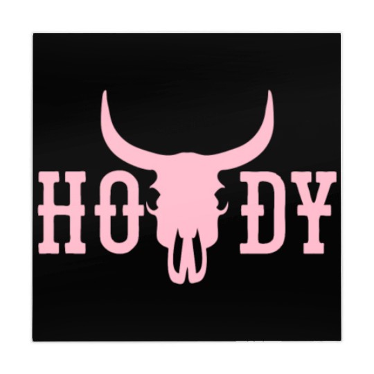 Howdy Cow Skull Western Cowboy Cowgirl Rodeo Howdy Mahjong Mats