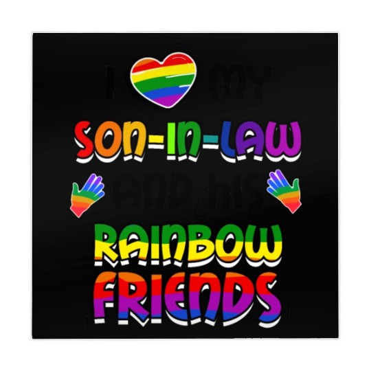 I Love My Son In Law And His Rainbow Friends LGBT Mahjong Mats