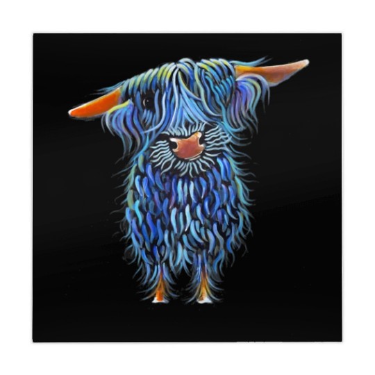 Scottish Highland Cow Hairy Cow Cattle Farmer Cow Mahjong Mats