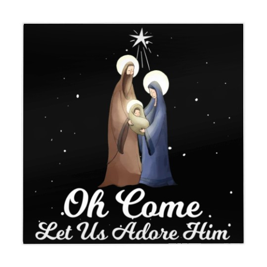 Let Us Adore Him Advent Nativity Scene Mahjong Mats