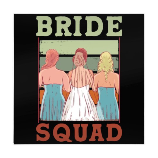 Bride Squad Bachelorette Party Wedding Cute Mahjong Mats