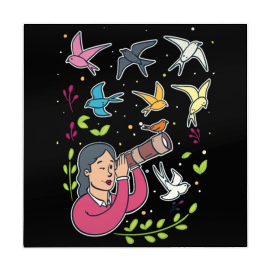 Bird Birdwatching Birdwatcher Mahjong Mats