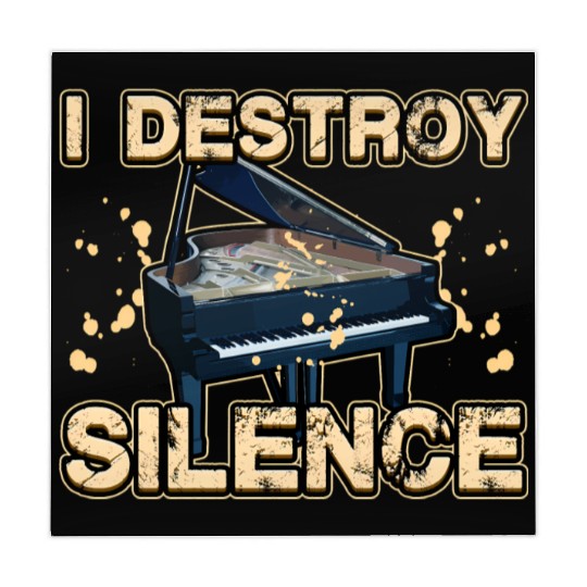 I Destroy Silence Disturbance Grand Keys Piano Pia Mahjong Mats