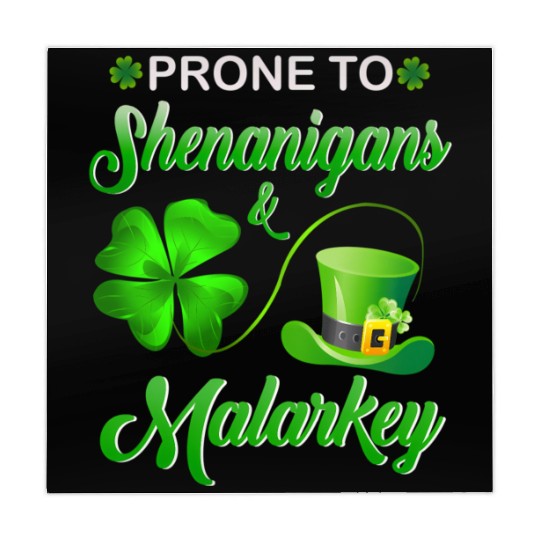 Prone To Shenanigans And Malarkey St Patrick'S Day Mahjong Mats