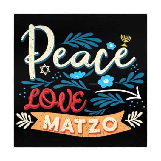 Passover Peace Love Matzo Funny Seder Jewish Holid Mahjong Mats