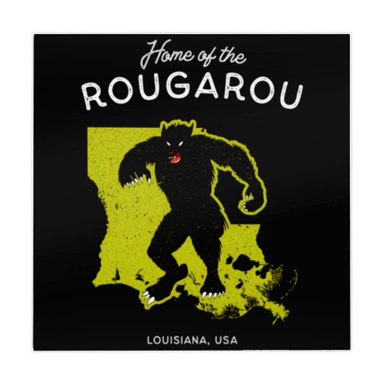 Home Of The Rougarou Louisiana Usa Cryptid Mahjong Mats