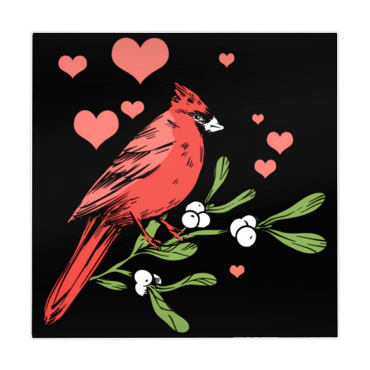 Bird Bird Watching Bird Watcher Birder Heart Cardi Mahjong Mats