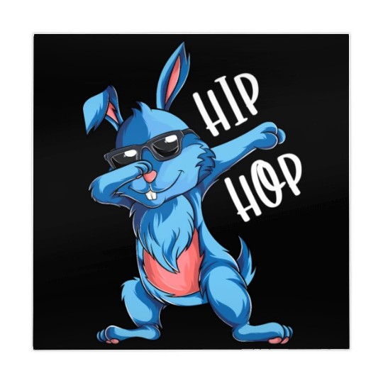 Hip Hop Dabbing Bunny Easter Day Mahjong Mats