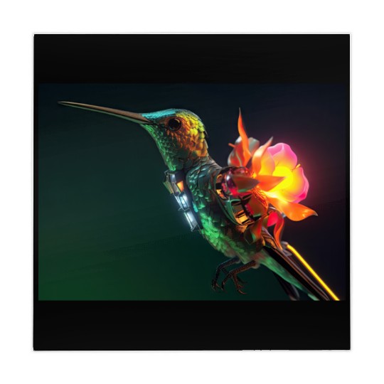 Techno Hummingbird Mahjong Mats