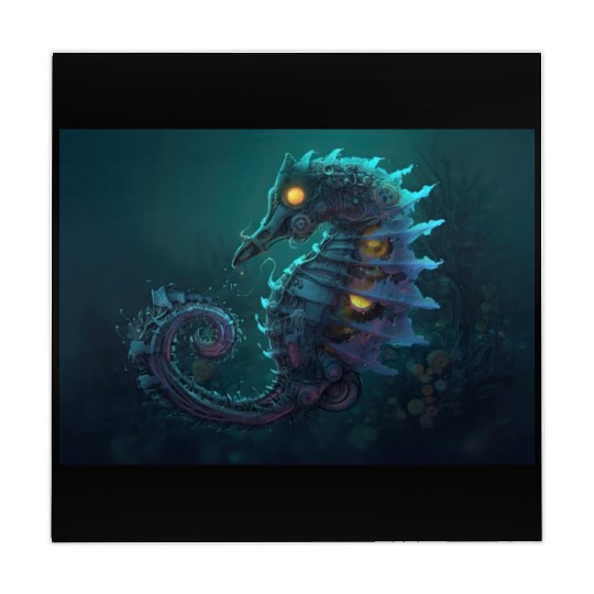 Neon Shark Attack Mahjong Mats