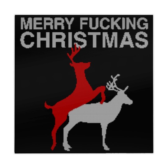 Merry Fucking Obscene Ficking Reindeer Fun Mahjong Mats