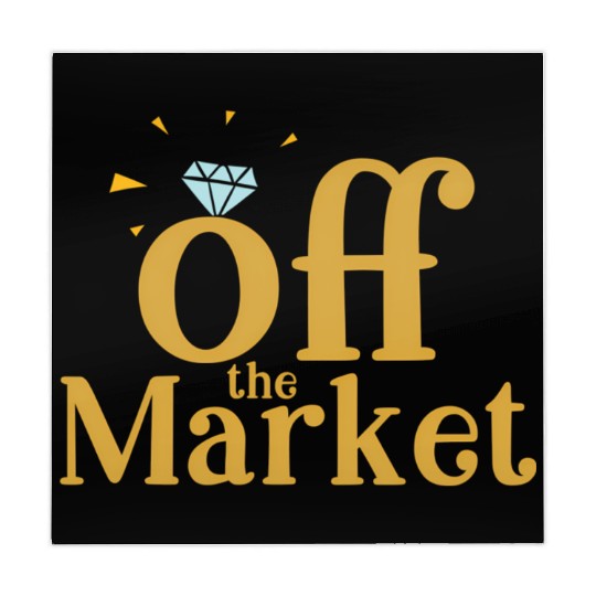 Off The Market Fiance Or Bride With Engagement Rin Mahjong Mats