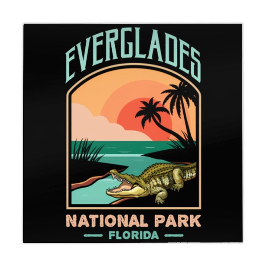 Everglades National Park Us Crocodile Florida Alli Mahjong Mats