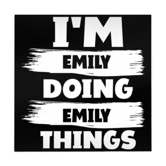 I'M Emily Doing Emily Things First Name Mahjong Mats