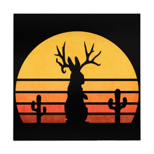 Eighties Jackalope Cryptid Rabbit Mahjong Mats