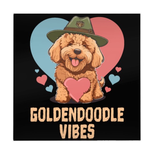 Goldendoodle Vibes Cute Dog Mom Golden Doodle Dog Mahjong Mats