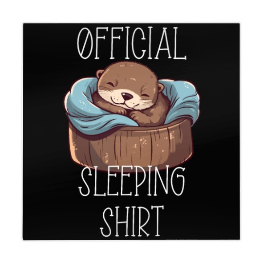 Official sleeping pajama Mahjong Mats sea otter
