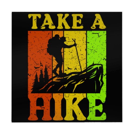 Take a Hike Wanderlust Hiker Hiking Mountains Mahjong Mats