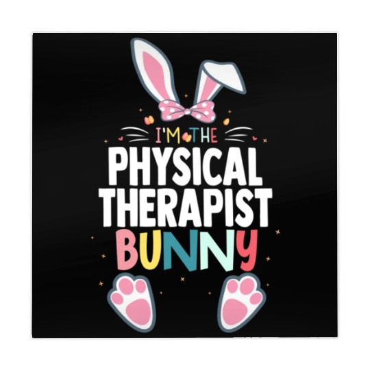 I'M The Physical Therapist Bunny Easter Day Rabbit Mahjong Mats