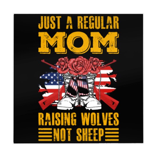 Just a regular Mom raising Wolves not Sheep Mahjong Mats