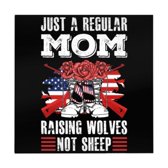 Just a regular Mom raising Wolves not Sheep Mahjong Mats
