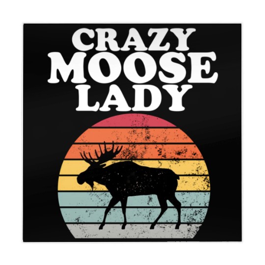 Crazy Moose Lady Moose Mahjong Mats