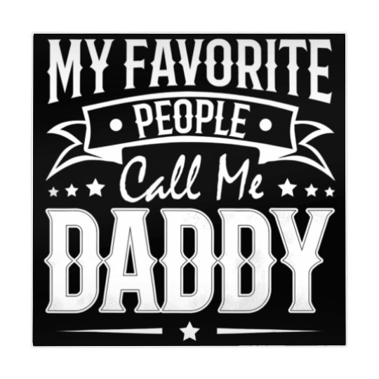 Wo My Favorite People Call Me Daddy Vintage Mahjong Mats